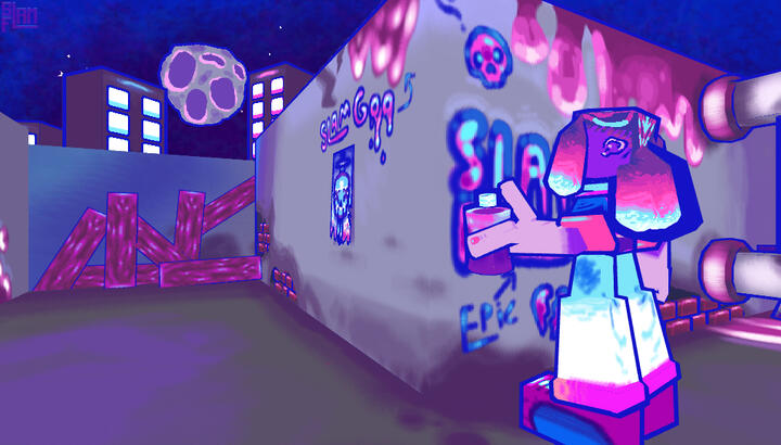 A screenshot from my animation series on youtube.
