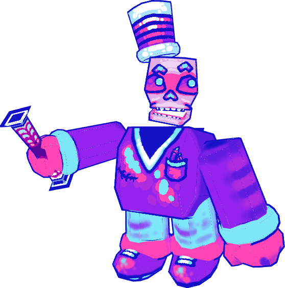 An animation of a character