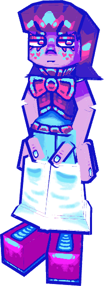 An animation of a character